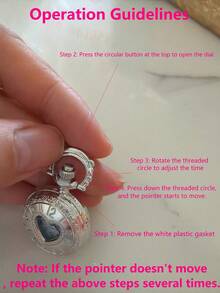 Hollow Heart-Shaped Keychain Design, Steampunk Vintage Watch Keychain, Couple Decoration, Heart-Shaped Pocket Watch Keychain, Style A Is Keychain Without Pocket Watch - Multicolor - View 5