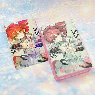 55pcs Te-To Virtual Singer Card Set - Collectible Gift For Fans, Colorful Character Art & Frame Design, Perfect For Anime Lovers' Holiday/Birthday Gift, High-Quality Printing, Durable Material