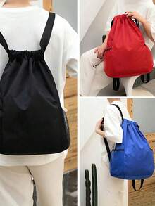 Ransel Serut Tahan Air dengan Pemisah Basah dan Kering, Ransel Perjalanan Besar dengan Kantong Samping Jala, Tas Olahraga Besar dengan Tali Bahu yang Dapat Diatur untuk Pria dan Wanita, Sempurna untuk Olahraga Luar Ruangan, Latihan Kebugaran, dan Penggunaan Sehari-hari, Perlengkapan Perjalanan dan Mendaki. - MultiWarna - View 5