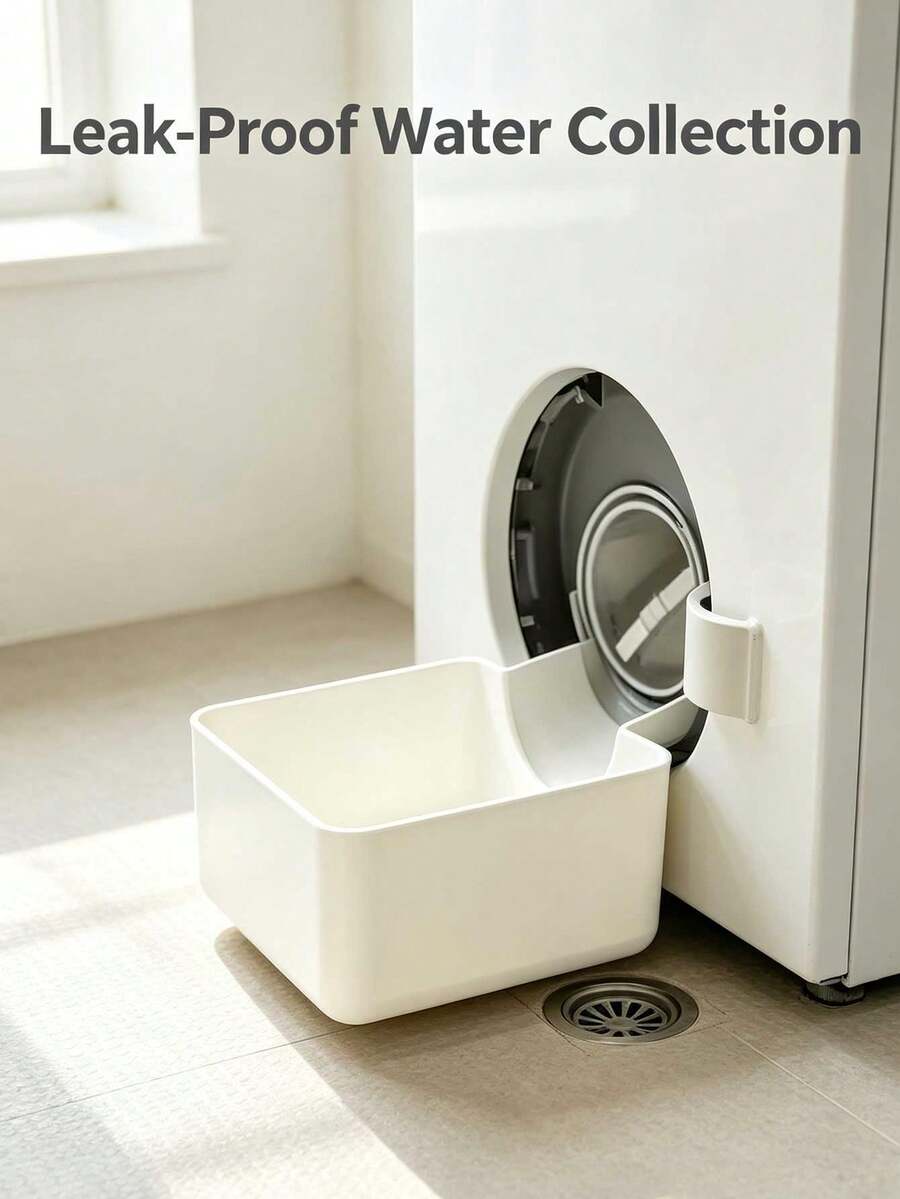 Universal Washing Machine Drain Tray, Detachable Water Collecting Box Spare Part For Front‑Load Washer,Universal Detachable Washing Machine Water Collecting Box, Practical Drain Tray Replacement Accessory For Household Front‑Loading Washer - Multicolor - View 1