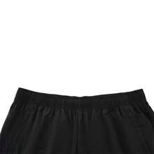 LI-NING Men's BADFIVE Color Block Splicing 100% Polyester Lightweight Quick Dry Loose Fit Basketball Sports Shorts AKSW261 - Black - View 3