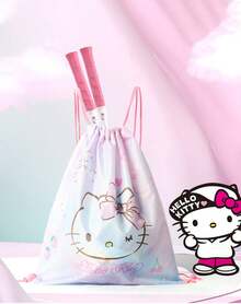 Mesuca Printed Drawstring Bag, Portable One Shoulder Storage Bag, Thanksgiving, Christmas, New Year Holiday Gift Bag, Fashionable Multi-Functional Storage Bag, Suitable For Party, Shopping, Travel, Holiday Decoration Items - Multicolor - View 8