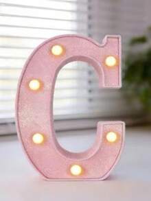 22/21/16cm Decorative LED Glowing Numbers And Letters, Plastic Neon Number Light Sign, Battery Powered Number Light, DIY Letters And Numbers, Suitable For Birthday, Christmas, Bar And Wedding Decoration - LED Letter and Number Lights - View 14