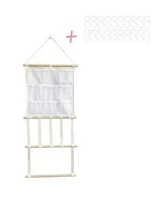 1pc Hair Accessory Storage Rack, Headband Storage Rack, Suitable For Girls, With Hooks To Store Hair Clips, Headbands, Hair Accessories, Can Be Hung On Wall, Suitable For Decorating Girls' Room, Can Be Hung On Wall, Door Or Wardrobe - Multicolor - View 10