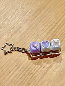 1 Pc Creative Note Keychain, Y2K Bag Hanger, Keychain For Bags, Bag Accessories, Women's Accessories, Birthday Gift For Friends - Multicolor - View 2