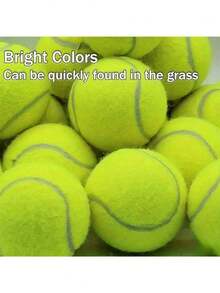 Tennis Balls, 6/12/20 Pack Training Tennis Balls With Mesh Bag, High Elasticity, Suitable For Beginner Tennis Practice, Can Also Be Used As Pet Dog Sports Balls - Green - View 7