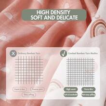 3pcs/Set Baby Receiving Blankets, Newborn Gauze Swaddle Wraps, Soft Thin Breathable Absorbent Baby Swaddle Cloth - Multicolor - View 8