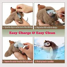 Interactive Chirping Bird Cat Toy With Flapping Wings, Non-Flying Bird Cat Toy, Simulated Flight Electric Sparrow Vibrating Hunting Pet Toy For Indoor Use (Brown Upgraded Version) - A - View 9