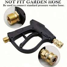 Pressure Washer Snow Foam Lance With 14-Inch Quick Connector, 5 Pressure Washer Nozzle Tips (1L) - View 4