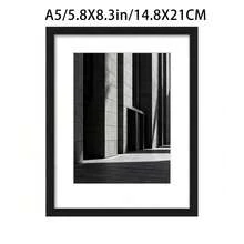 Mosearon 3pcs/2pcs/1pc Minimalist MDF Photo Frame, A4 Certificate Frame, 30*40cm Poster Frame, No Backing Paper, With Transparent Acrylic Panel; Suitable For Living Room, Bedroom And Gallery Wall Decor - MDF - View 13