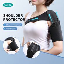 Cofoe Rotator Cuff Shoulder Brace For Women & Men - Support - Gray-UNI Compression Sleeve, Pain Relief, Adjustable Strap, Fits Left Or Right Arm, AC Joint, Labrum Tear, Dislocation, For Sleeping - View 1
