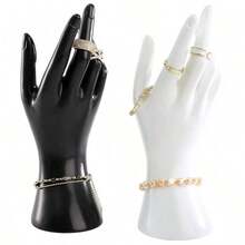 1pc Human Body Model Bracelet, Glove, Ring, Bracelet Jewelry Display Stand, Suitable For Cosmetics, Desk, And Accessories Storage For Women Storage Organizer Travel Essentials Gift Back To School - A - View 5