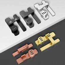 1 Pack, Cabinet Lock With Three-Digit Password, Convenient To Lock Secrets And Protect Privacy. - 90-degree Right-angle Design - View 3