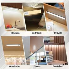 LED Rechargeable Eye-Protection Desk Lamp, Reading Lamp, Cabinet Underlight, Magnetic Strip Bookshelf Light, Study Room Storage Room Lighting Night Light, Portable Handheld Reading Light, USB Rechargeable Wall Lamp - Cabinet Light - View 9