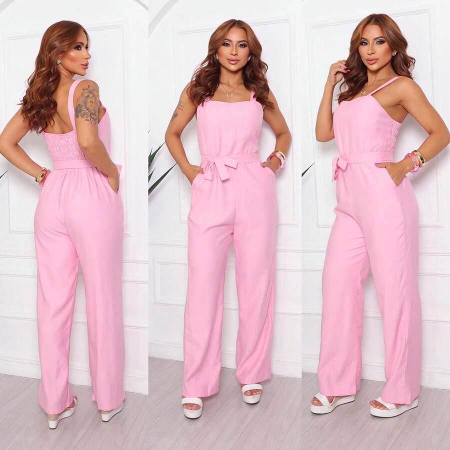 Macacão Feminino Pantalona Alfaiataria Sensorial