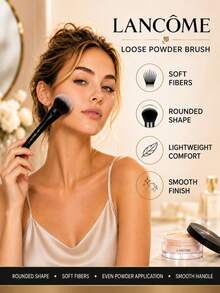 Lancôme 散粉刷 1支裝，超柔軟刷毛均勻上妝，舒適手柄，適合定妝與補妝，適用所有膚質 - 散粉刷 - 查看 3