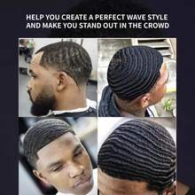 NIZORICK NIZO RICK 360 Wave Pomade Water‑Based 150g, Medium Hold High Shine Hair Styling Wax For Men, Long‑Lasting Defined Wave Hairstyle, Easy Wash Non‑Greasy Hair Pomade For Men Curly Wavy Hair, Daily Hair Styling For Natural Wave Pattern - Wax - View 5
