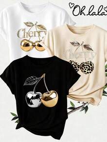 Women T-Shirts - Black - 1 Piece (T-shirt) - View 2