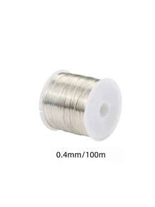 20/100m Gold/Silver Metallic Wire, Used For Bracelet Necklace DIY, Non-Fading Beading Line Jewelry Rope Handmade - A - View 11