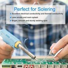Rosin Core Solder Wire, Low Temperature Stainless Steel Soldering Wire With Flux, Fast Welding Bright Solder Joint, Compatible With Lighter & Soldering Iron, For Home Outdoor Repair, Electronics, Circuit Board & Electrical DIY - Solder Wire - View 3