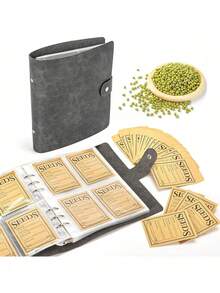 1/10/30pcs Brown Retro Style Seed Envelopes,Self-Adhesive Sealing Sead Envelopes ,3.15 X 4.72 Inch Seed Storage Envelopes,Seed Packet Organizer,Seed Saver Binder, Flower Seeds,Small Envelopes For Collecting Vegetable And Garden Seeds - Multi-color - View 2