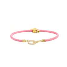 1pc New Classic Double Oval Colorful Adjustable Rope Bracelet For Women - Oval - View 6