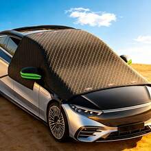 Magnetic Car Sun Shade 99% UV Protection, Foldable Front Window Sunshade, Strong Magnetic Heat Insulation Windshield Cover, Essential Summer Car Accessory, Universal Fit For All Seasons, Back To School And Outdoor Travel - Multicolor - View 15