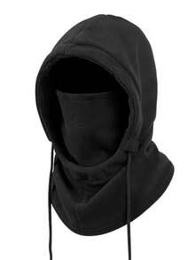 Men's/Women's Winter Cycling Hat, Scarf With Hat, 100% Polyester, Windproof And Warm, Breathable Fabric, Suitable For Outdoor Activities, Skiing - Multicolor - View 10