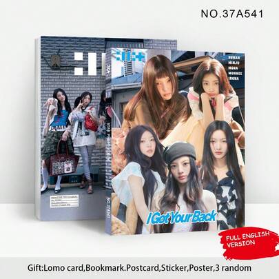 1PC Cross-Border Hot-Selling In-Stock New Album I GotYourBack Merchandise Art Book Pink KPOP Merchandise Collection Book, Perfect For Holiday Gifts, Fun And Cute Gifts, Birthday Gifts, Easter Gifts, Halloween Gifts, Christmas Gifts, Party Gifts, Katseye Light Stick, Straykid, Photocard, K Pop, Katseye Photo Card