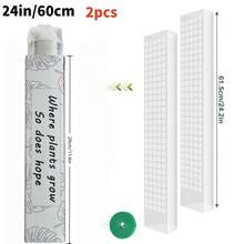 24/36inch Moss Pole For Monstera, Plastic Plant Climbing Totem Pole, Stackable Plant Support Stick With Plant Ties For Indoor Pothos Philodendron Houseplants - 2 Pcs - View 8