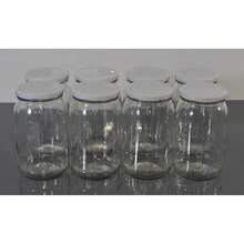 Preserving Jars with Lids, White, 900ml, Set of 24 - Mason Jar Storage - Übersicht 1