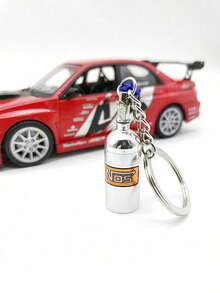 1pc/5pcs/7pcs New Modified Car Keychain NOS Nitrous Bottle Decorative Bottle Keychain - Multicolor - View 17