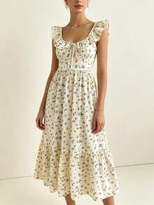 Women Midi Dresses - Multi-colored - View 4