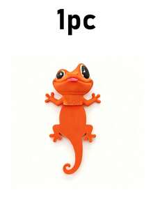 2pcs 3D Frog & Gecko Bookmarks, Quirky Animal Cute Squeeze Bookmark Set (Random Color & Style), Creative Shaped Bookmarks, Office Supplies, Reading Gift For Family And Friends, Adult Reading Accessories, 1pc - Multicolor - View 14