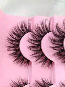 Hinarin 10 Pairs False Eyelashes 13mm Cat Eye Eyelashes 3D Fox Eye Lashes End Eye Elongated Fake Lashes Faux Mink Lashes Natural Look Eyelashes Short Lash Extension Makeup Fake Eyelashes - View 6