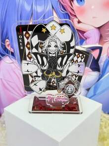 Stand Badut Akrilik 10cm, 3 Bagian, Merchandise "Freaky Circus". Stand Pajangan Karakter Lucu, Merchandise Komik, Hadiah Kreatif, Kerajinan Tangan, Perlengkapan Kantor, Dekorasi Meja - Hadiah Sempurna untuk Anak Perempuan. - B - View 13