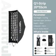 Ambitful Q1-30 Spherical Quick Release Softbox, Compatible With Bayonet And Mini Bowens Mounts, Portable Round Softbox For Studio Flash And Speedlite Photography - View 17