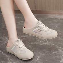 Women's Casual Sports Flat Shoes, Athletic Sandals - Khaki - View 5