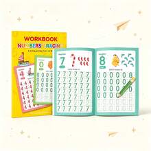 36 Pages Children's Number Tracing Practice Book, 1-100 Number Writing Practice Activity Book, Handwriting Practice Workbook For Toddlers, Preschool And Kindergarten Children, Early Childhood Math Education - Children's Number Tracing Practice Book - View 6