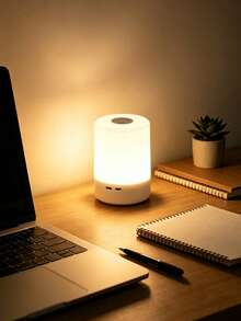 Modern LED Touch Night Light With 3 Color Modes - USB Powered, Adjustable Brightness, Touch Switch, Perfect For Bedroom, Living Room, Desk, Bar And Bedside Reading, Space Theme Design, Table Lamp, Reading Light - Multicolor - View 2