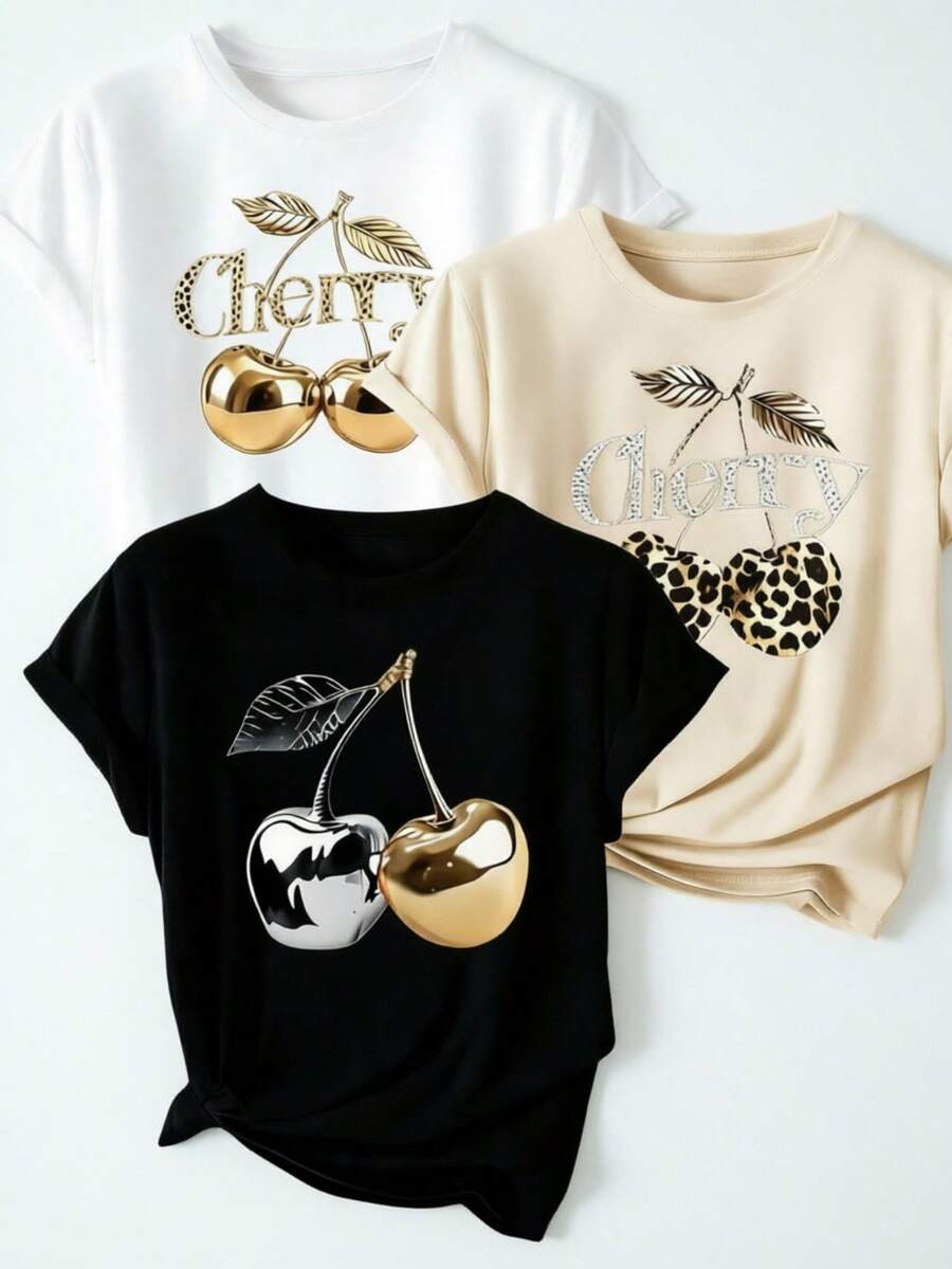 Women T-Shirts - Black - 1 Piece (T-shirt) - View 1