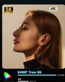 Máy ảnh kỹ thuật số NBD 5K 64MP cho Vlog, màn hình lật 180°, đèn flash tích hợp, chức năng selfie, đi kèm bộ nhiều ống kính gồm ống kính góc rộng 52mm và ống kính macro, quà tặng hoàn hảo cho người đam mê nhiếp ảnh dịp Giáng sinh và Halloween - Xem 3