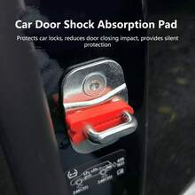 14pcs Universal Car Door Shock Absorbers, Car Door Buckle Silent Shock-Absorbing Pads, Anti-Vibration Cushion Pads, 2026 New Model - Multi-color-4PCS - View 2