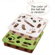 Cat Boredom Relief Toy, Pet Puzzle Digging Toy, Durable Scratching Maze Box Toy, Cat Scratching Board, Cat Scratching Post, Cat Climbing Tree, Cat Sound Toy, Suitable For Multiple Scenarios - one-size - View 7