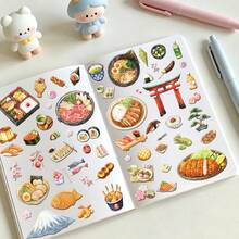 Food Stickers For Phone Case, Keyboard, Tablet, Diary, Notebook, Laptop, Planner, Guitar, Helmet, Skateboard - Japanese Food - View 3