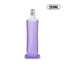 WRELS 1件/2件 150/250/500ML輕量可折疊擠壓式水壺，適合馬拉松運動，採用熱壓技術製成，無味冷水瓶 - 彩色 - 查看 30