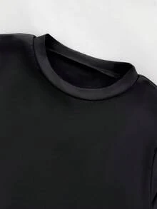Women's Sexy Ruched Long Sleeve Bodycon Mini Dress With Drawstring, Suitable For Elegant Date Night, Black Bodycon Dress Party Spring - Black - View 6