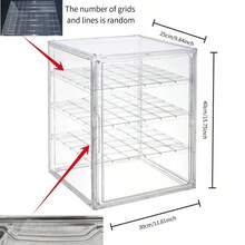 Transparent Multi-Layer Storage Box, Suitable For Storing Various Baby Bottles, Formula Powder And Other Feeding Supplies, Daily Indoor Storage - Clear - View 10