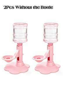 1/2PCS High-Capacity Cat Water Dispenser Stand, Elevated Gravity Water Bowl With Refill Bottle | Adjustable Spill-Proof Cat Water Feeder For Cats And Small Dogs, Detachable Easy-Clean Pet Water Dispenser Stand Large Capacity - 500ml - View 8