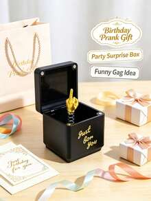 1pc Surprise Gift Box, Novelty Prank Gift Box, Funny Prank Gift Box, Personalized Gift Box, Adult Prank Pop-Up Gift Box, Funny Prank Gift Box, Office Desk Decor, Christmas - One Size Fits All - View 4